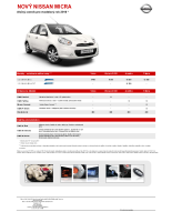 Nissan Micra - cennik 2010 SK-1
